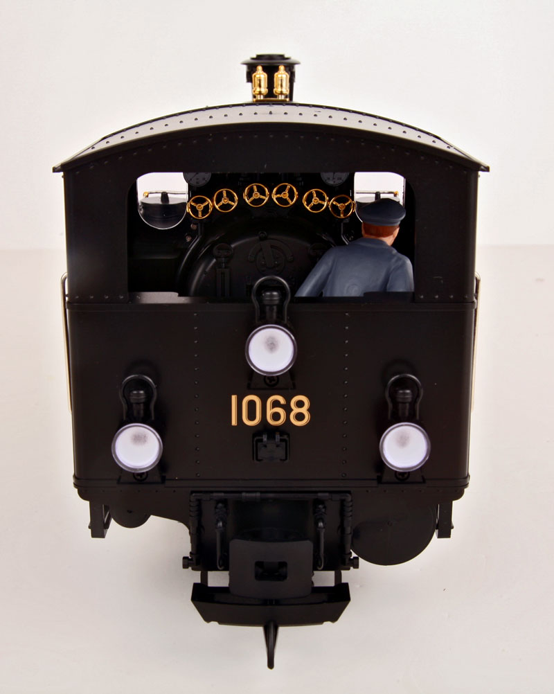 LGB 21471 MTS/DCC SBB-Brunig HG 3/3 Rack Steam Locomotive rear top view