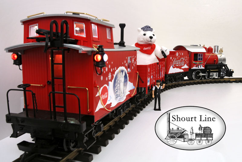 LGB 72510 G Scale Coca-Cola® Red Trunk Christmas Train Set + SL LED 