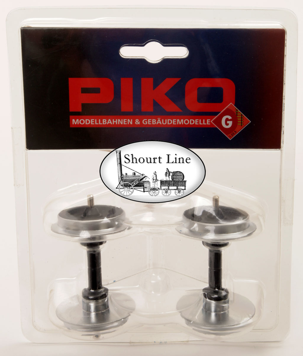 G SCALE LGB OK PIKO 36164 Chrome Plated 30mm Metal Wheelset Package