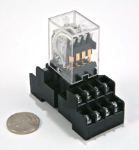 SL-RLY-2P4T-5A-24VDC Relay and socket