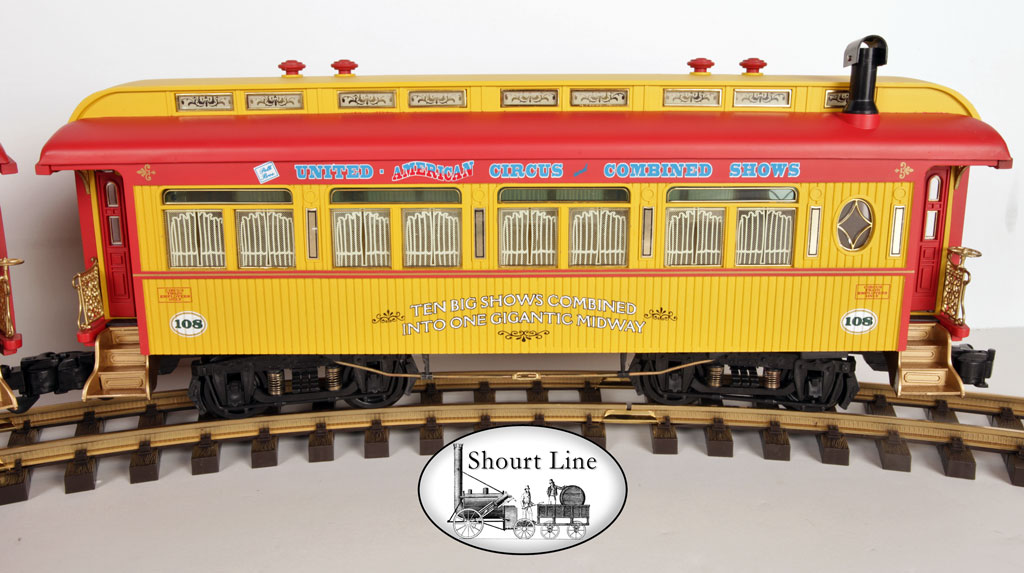 Shourt Line - Soft Works Ltd. - Products - Aristo-Craft ART-28100 Circus  Passenger Steam Train Starter Set, Loco, Passenger & Combine Car, Track &  Power Pack