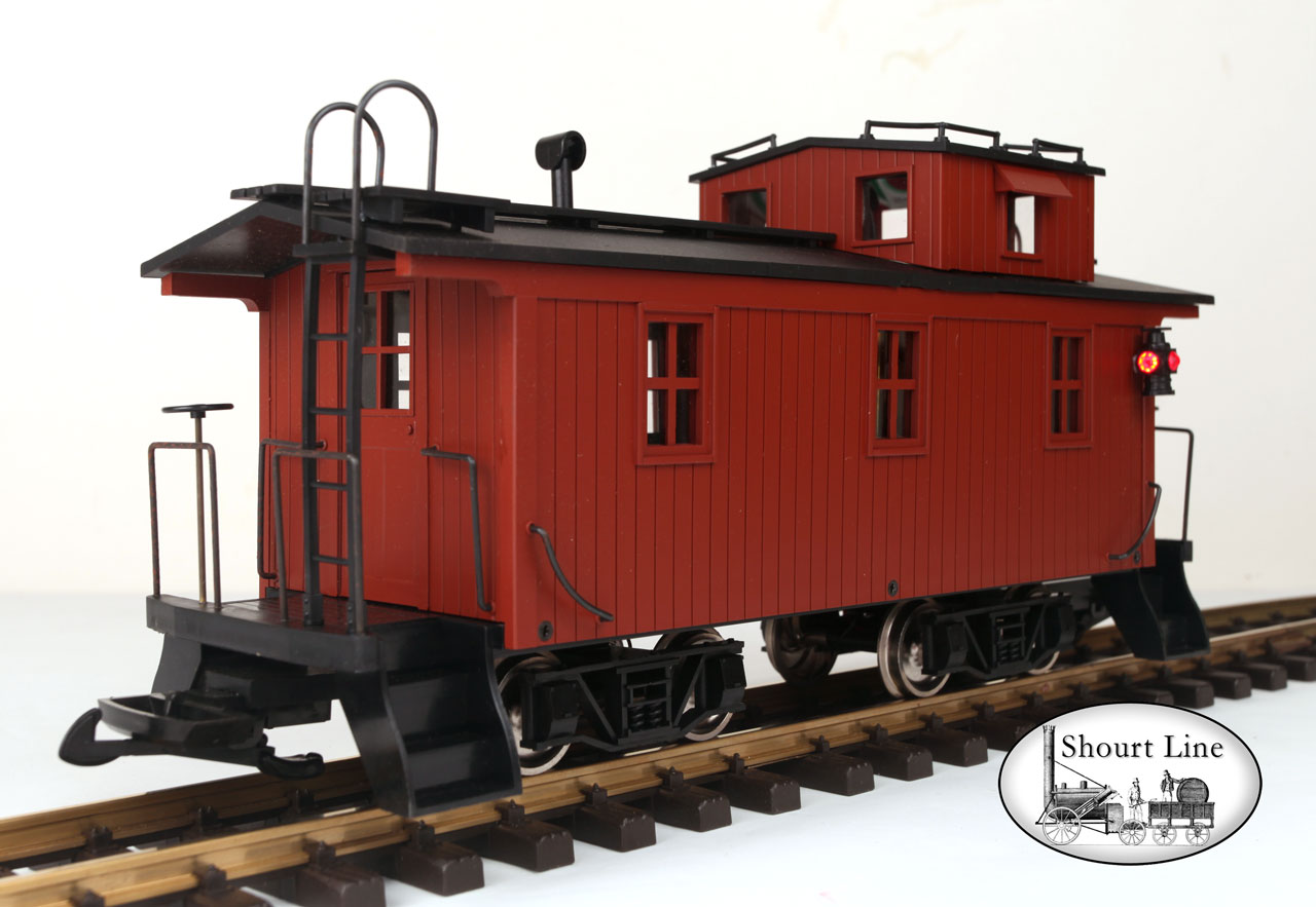 HLW 05010 Standard Caboose Mtl Whls Power Pickup Interior and Exterior Lighting