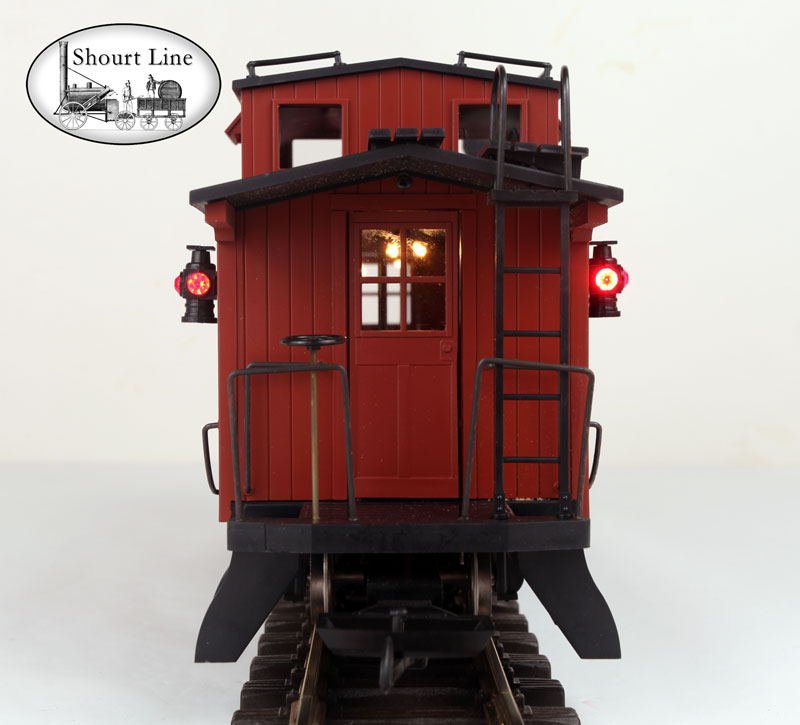 HLW 05010 Standard Caboose Mtl Whls Power Pickup Interior and Exterior Lighting