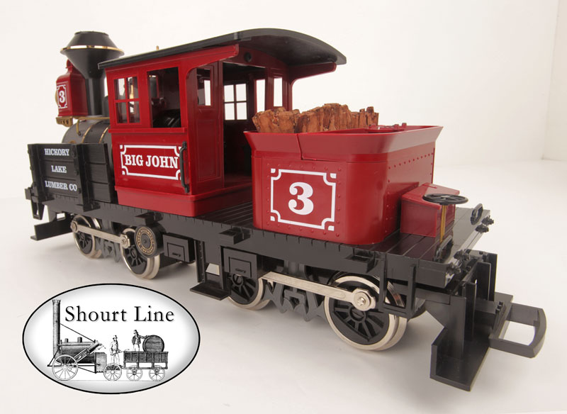 G Scale HLW 09600 Big John 0-4-4-0 Steam Logging Locomotive