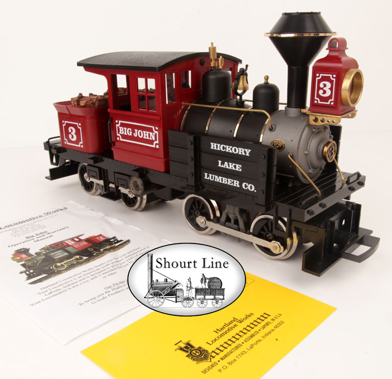 G Scale HLW 09600 Big John 0-4-4-0 Steam Logging Locomotive