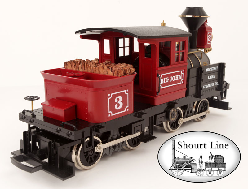 G Scale HLW 09600 Big John 0-4-4-0 Steam Logging Locomotive