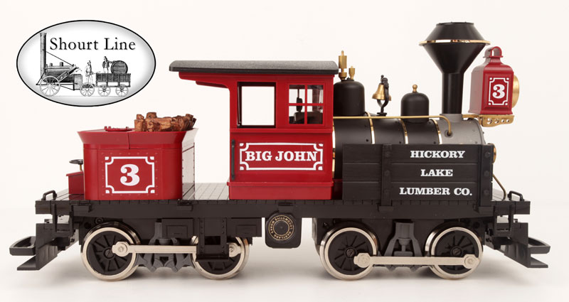 G Scale HLW 09600 Big John 0-4-4-0 Steam Logging Locomotive