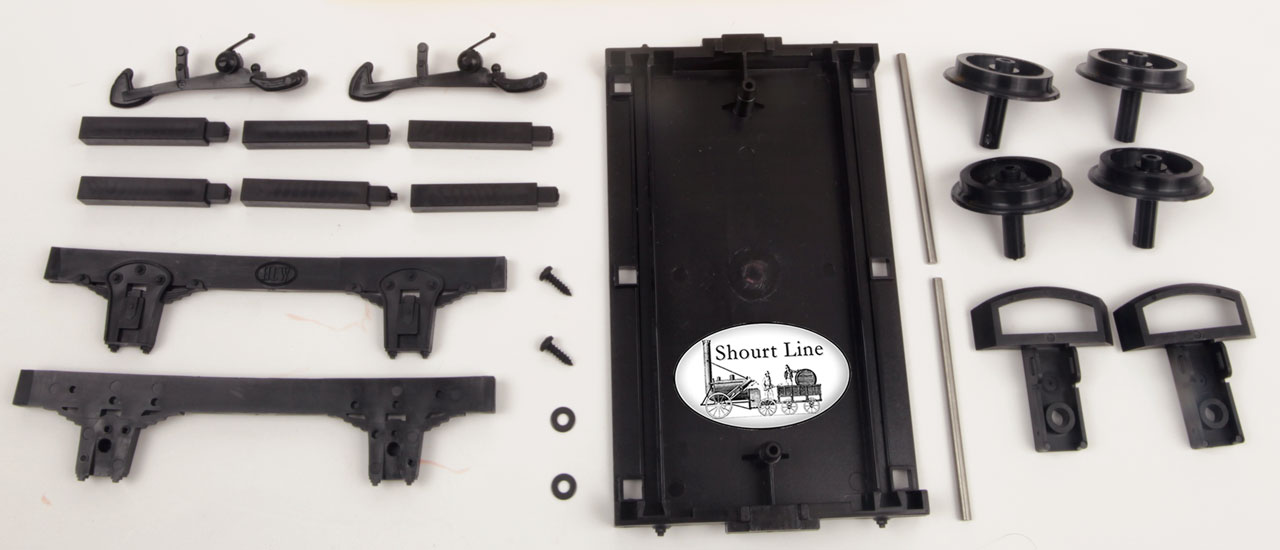 G Scale HLW 15000S Flat Car Kit Parts in Kit