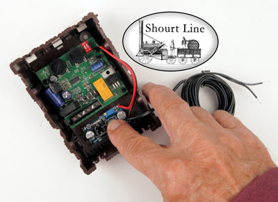 SL8453303 Precision Train Throttle & LED Controller AC,DC or DCC input 10' input, 3" ouput cables +3M pad