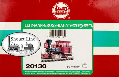 LGB 20130 Chloe 0-4-2 Steam Loco box