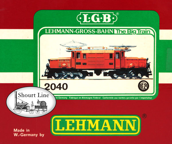 Shourt Line - Soft Works Ltd. - Products - G Scale LGB 2040