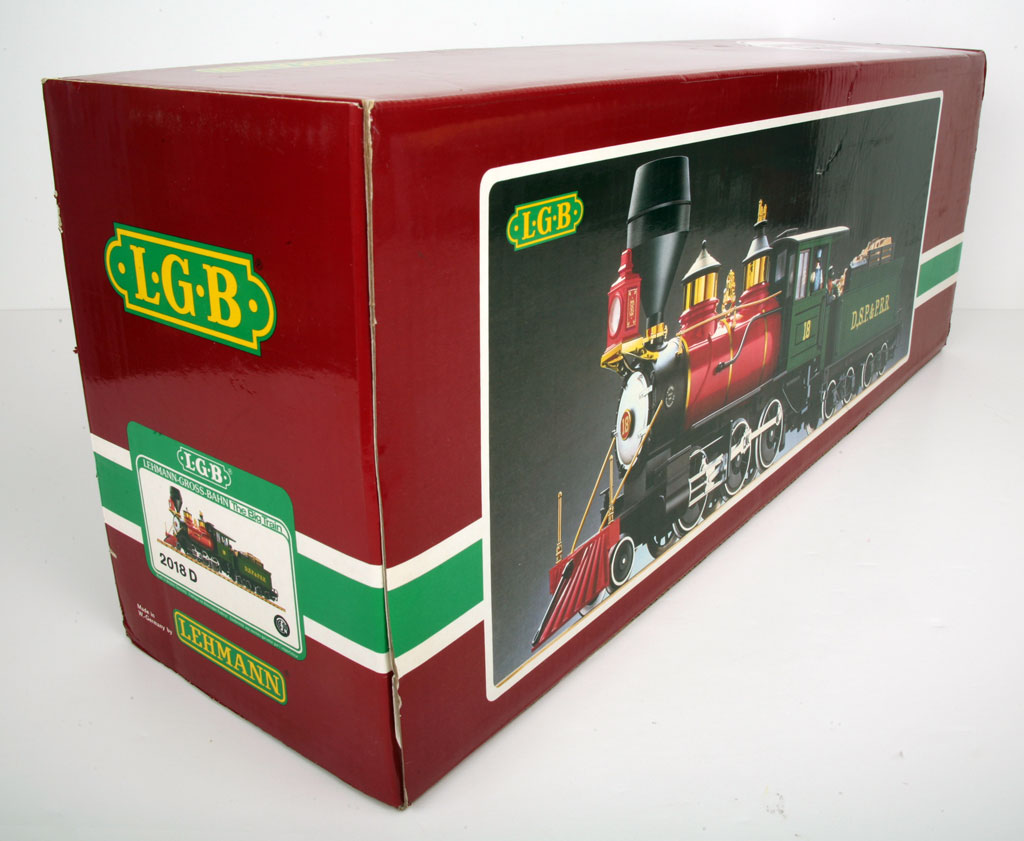 LGB 2018D D.S.P.&P.R.R Mogul Steam Locomotive & Tender NIB