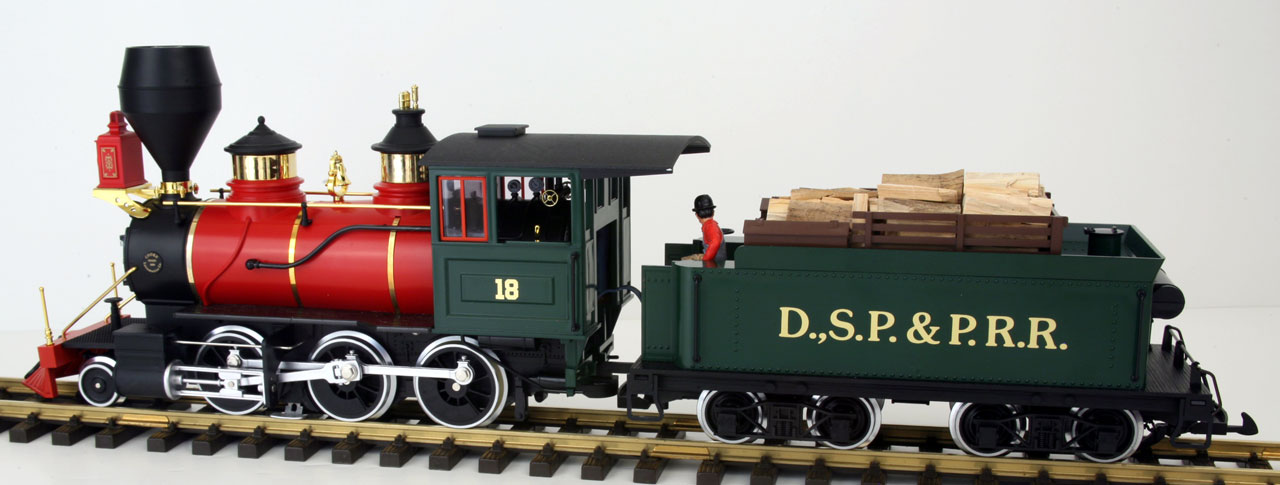 LGB 2018D D.S.P.&P.R.R Mogul Steam Locomotive & Tender NIB