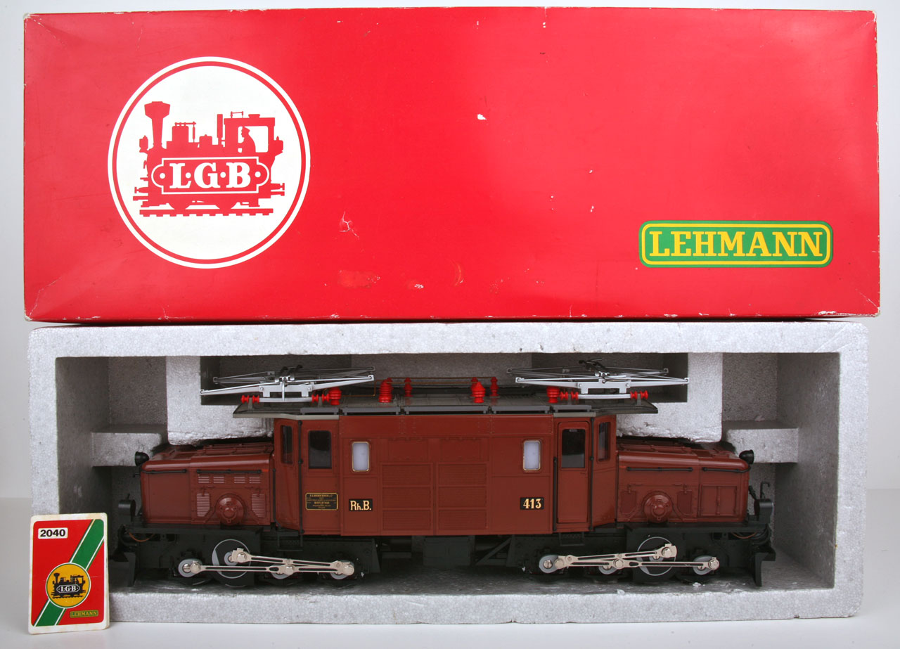 LGB 2040 Rhb Ge 6/6 Rhaetian Brown Crocodile in box
