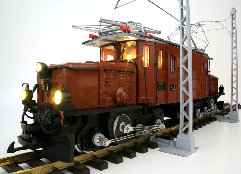 LGB 2040 Rhb Ge 6/6 Rhaetian Brown Crocodile