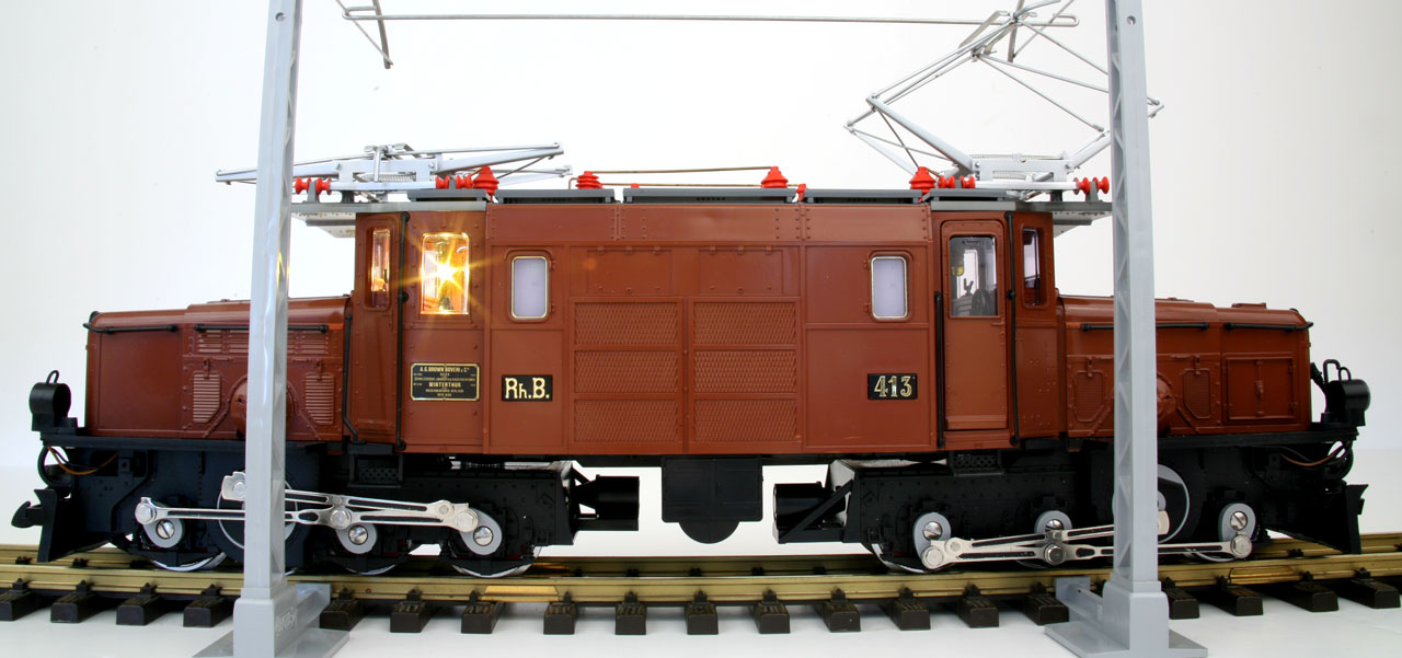 LGB 2040 Rhb Ge 6/6 Rhaetian Brown Crocodile