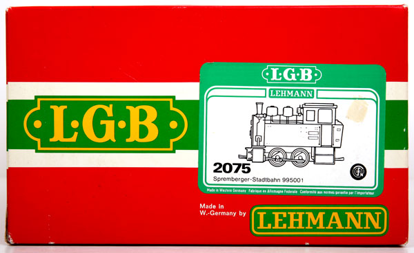 LGB 2075 Steam Tank Loco