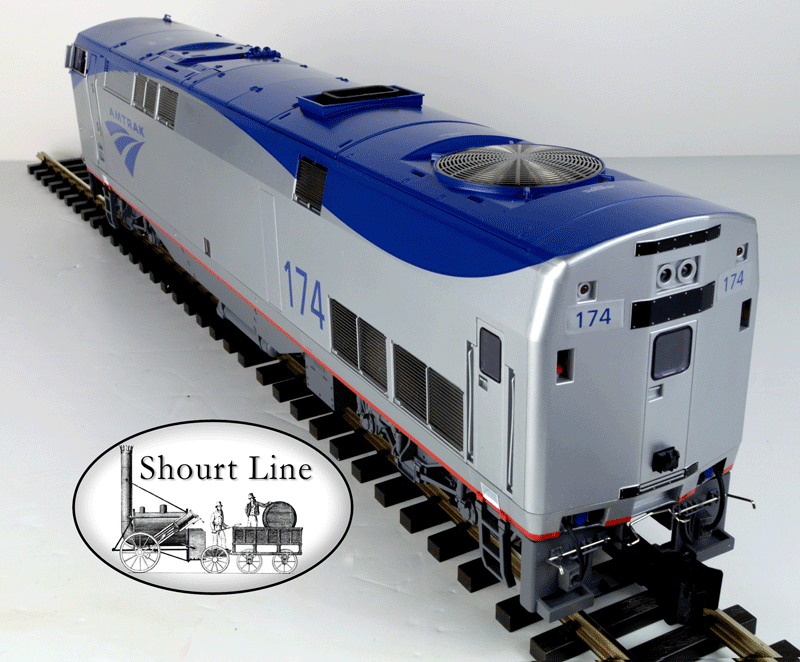 Shourt Line - Soft Works Ltd. - Products - EBAY G Scale LGB 22490-174  Amtrak Genesis Diesel Loco, Phase V Acela NEW