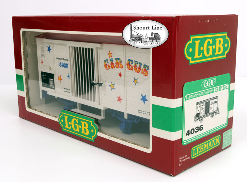 G Scale LGB 4036 Circus Cage Car + SL 6 LED Lighting + MP3 & FM Sound Systems