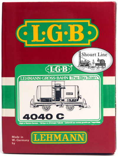 LGB 4040C BASF Tank Car New