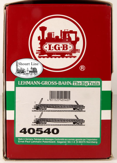 G Scale LGB 40540 Santa Fe 50 ft. Flatcars, 2 pieces, New