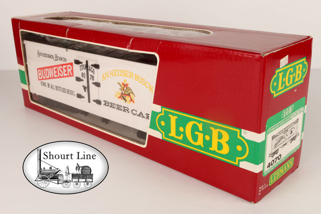 LGB G Scale Budweiser Reefer Refrigerator Beer Car 4070 for sale online 