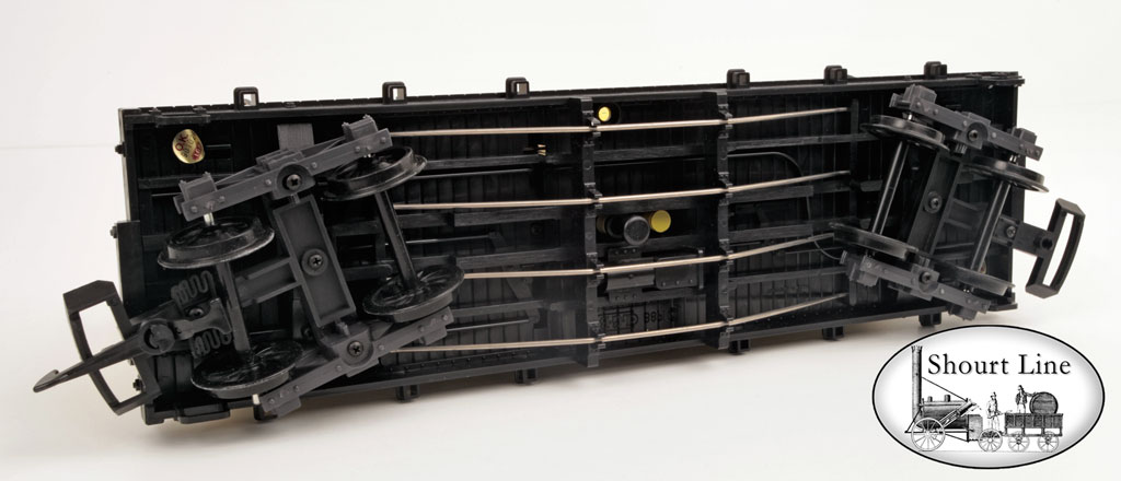 G Scale LGB 4080 GR NGRRC Orange Blossom Special Tank Car 8 wheel working yellow tanker bottom
