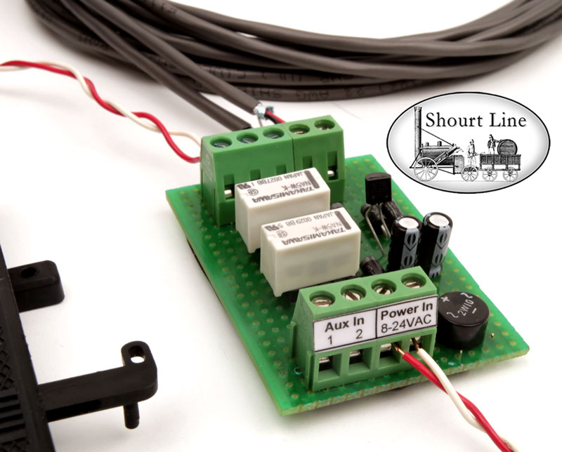 Z - G Scale SL-Dual-SW-AmpBuf Dual Input Switch Motor Amplified and Buffered Controller for both Track Contact & Switch Box or Switch Operation